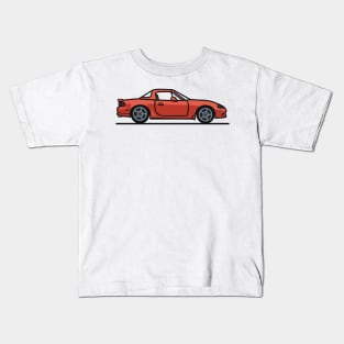 Velocity red mazdaspeed miata Kids T-Shirt